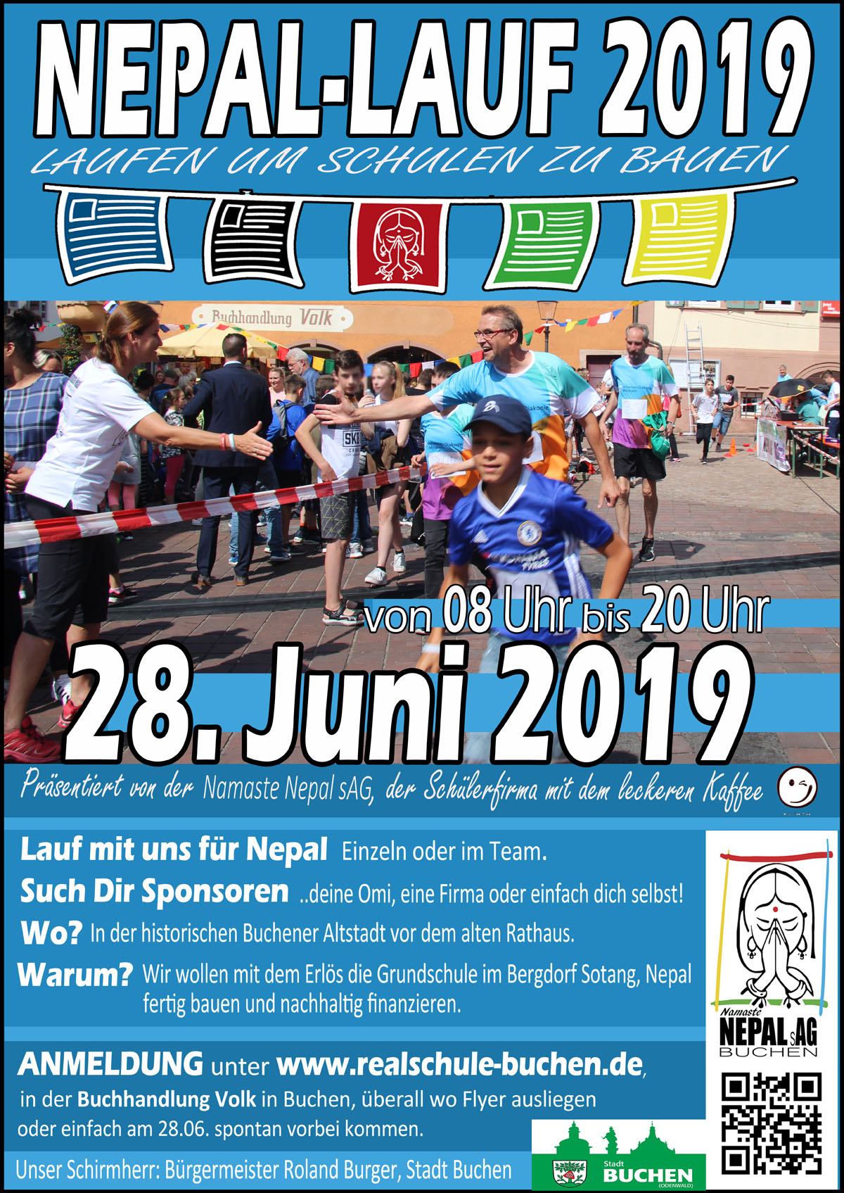 Plakat Nepallauf 2019